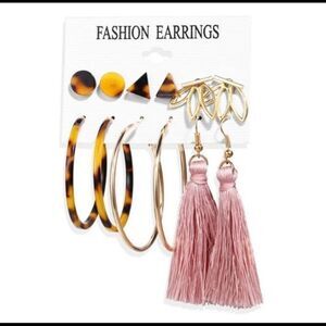 Fashion 6 pc Earrings